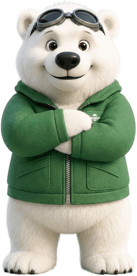 Polar, der Eisbär von ParkingKong